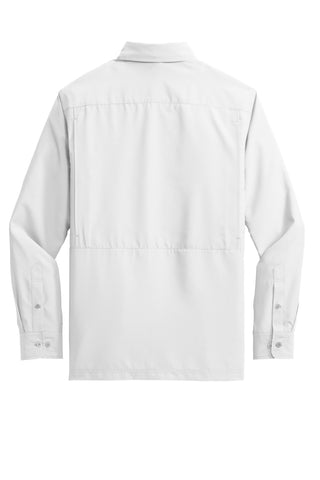 Port Authority Long Sleeve UV Daybreak Shirt (White)