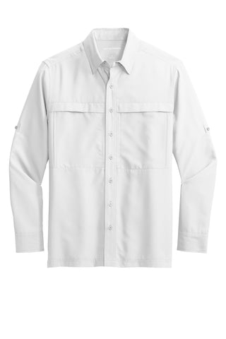 Port Authority Long Sleeve UV Daybreak Shirt (White)