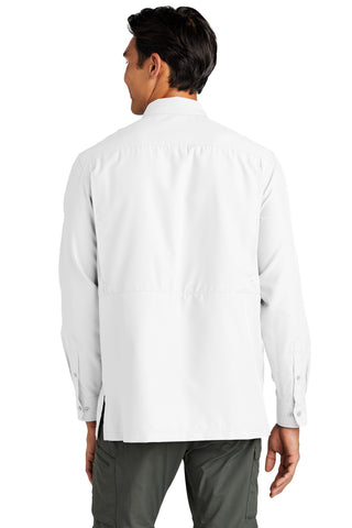 Port Authority Long Sleeve UV Daybreak Shirt (White)