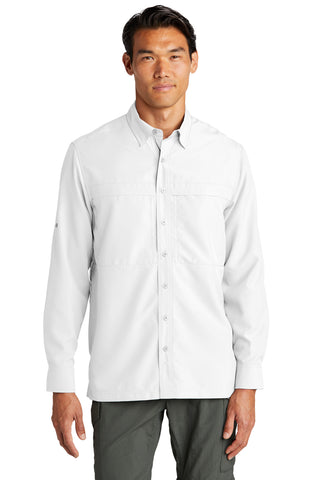 Port Authority Long Sleeve UV Daybreak Shirt (White)