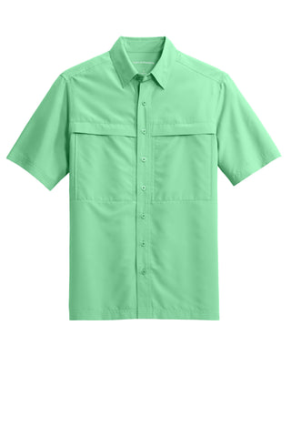 Port Authority Short Sleeve UV Daybreak Shirt (Bright Seafoam)