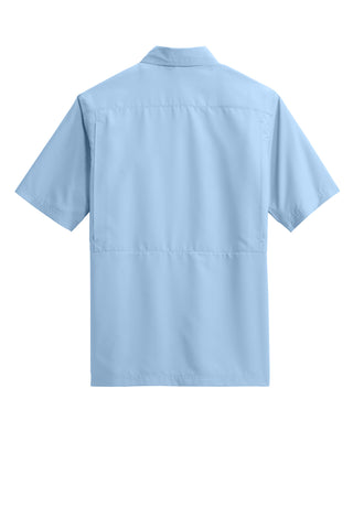 Port Authority Short Sleeve UV Daybreak Shirt (Light Blue)