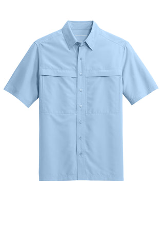 Port Authority Short Sleeve UV Daybreak Shirt (Light Blue)