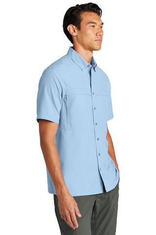 Port Authority Short Sleeve UV Daybreak Shirt (Light Blue)