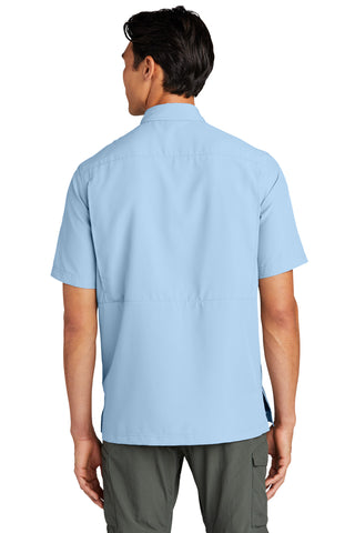 Port Authority Short Sleeve UV Daybreak Shirt (Light Blue)