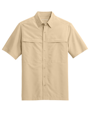 Port Authority Short Sleeve UV Daybreak Shirt (Oat)