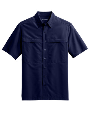 Port Authority Short Sleeve UV Daybreak Shirt (True Navy)