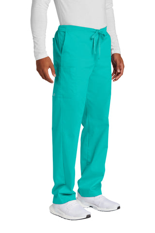 WonderWink Unisex Short WorkFlex Cargo Pant (Teal Blue)