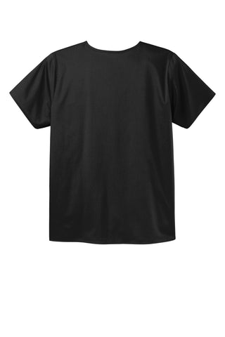 WonderWink Unisex WorkFlex Chest Pocket V-Neck Top (Black)