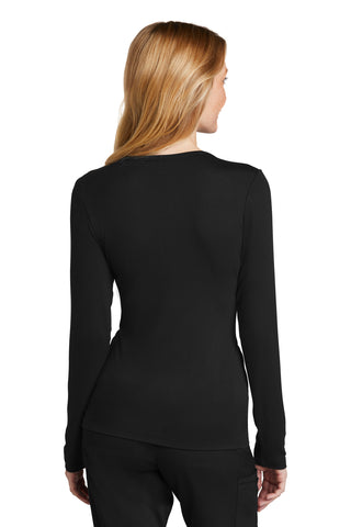 WonderWink Women's Long Sleeve Layer Tee (Black)