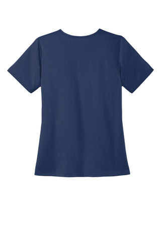 WonderWink Women's Premiere Flex V-Neck Top (Navy)