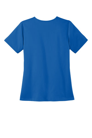 WonderWink Women's Premiere Flex V-Neck Top (Royal)