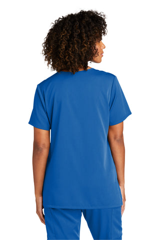 WonderWink Women's Premiere Flex V-Neck Top (Royal)