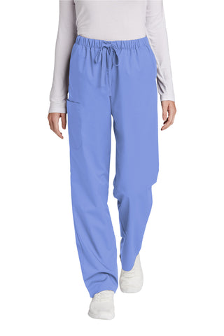 WonderWink Women's Petite WorkFlex Cargo Pant (Ceil Blue)