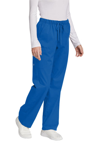 WonderWink Women's Petite WorkFlex Cargo Pant (Royal)