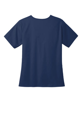 WonderWink Women's WorkFlex V-Neck Top (Navy)