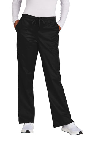 WonderWink Women's WorkFlex Flare Leg Cargo Pant (Black)