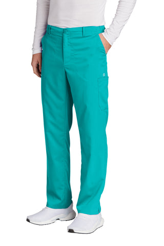 WonderWink Men's Premiere Flex Cargo Pant (Teal Blue)