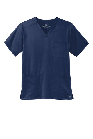 WonderWink Men's Premiere Flex V-Neck Top (Navy)