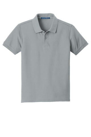 Port Authority Youth Core Classic Pique Polo (Gusty Grey)