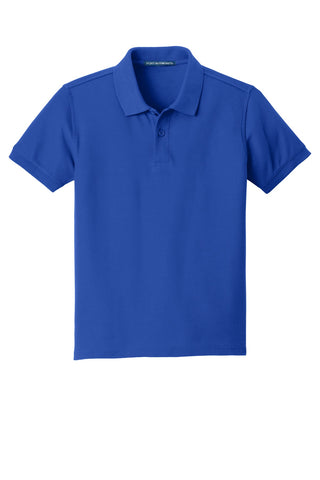 Port Authority Youth Core Classic Pique Polo (True Royal)