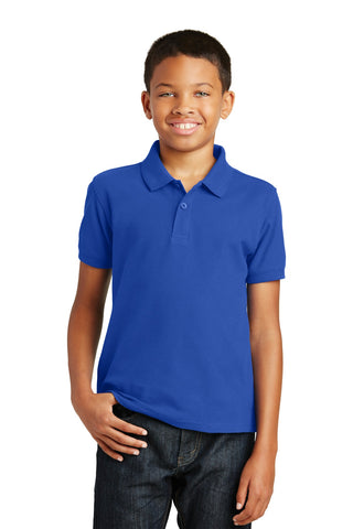 Port Authority Youth Core Classic Pique Polo (True Royal)