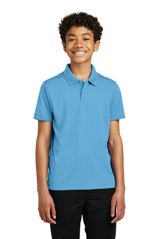 Port Authority Youth Dry Zone UV Micro-Mesh Polo (Carolina Blue)