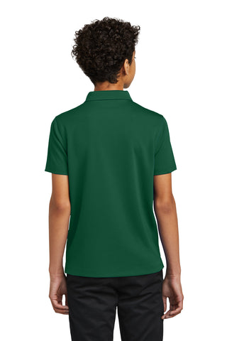 Port Authority Youth Dry Zone UV Micro-Mesh Polo (Deep Forest Green)