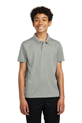 Port Authority Youth Dry Zone UV Micro-Mesh Polo (Gusty Grey)