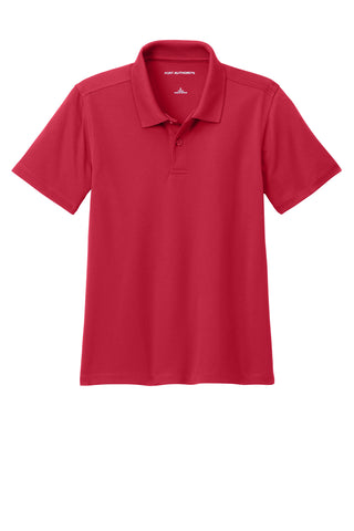 Port Authority Youth Dry Zone UV Micro-Mesh Polo (Rich Red)