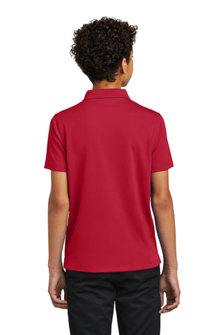 Port Authority Youth Dry Zone UV Micro-Mesh Polo (Rich Red)