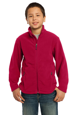 Port Authority Youth Value Fleece Jacket (True Red)