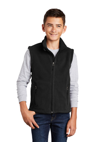 Port Authority Youth Value Fleece Vest (Black)