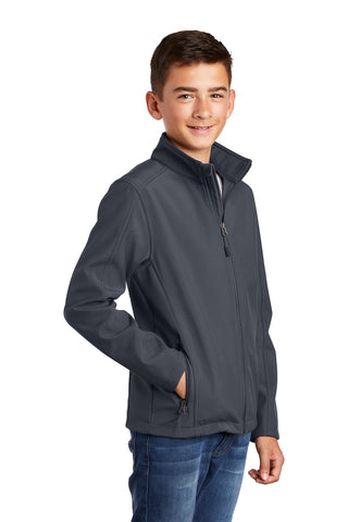 Port Authority Youth Core Soft Shell Jacket (Battleship Grey)