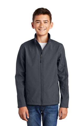 Port Authority Youth Core Soft Shell Jacket (Battleship Grey)