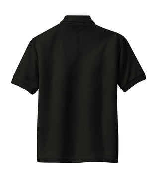 Port Authority Youth Silk Touch Polo (Black)