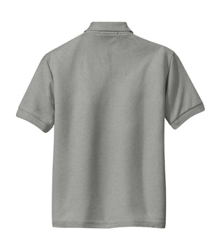 Port Authority Youth Silk Touch Polo (Cool Grey)