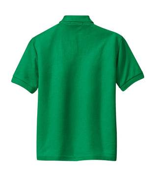 Port Authority Youth Silk Touch Polo (Kelly Green)