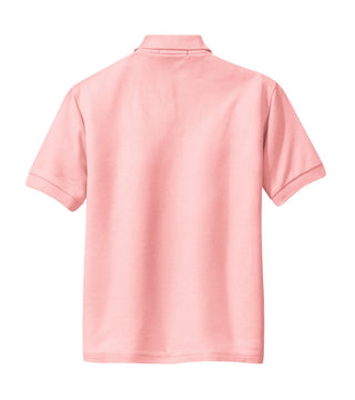 Port Authority Youth Silk Touch Polo (Light Pink)