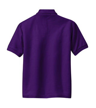 Port Authority Youth Silk Touch Polo (Purple)