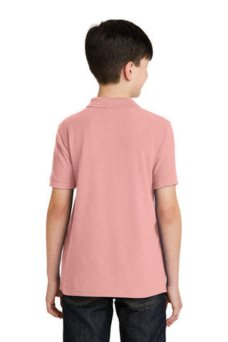 Port Authority Youth Silk Touch Polo (Light Pink)