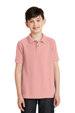 Port Authority Youth Silk Touch Polo (Light Pink)