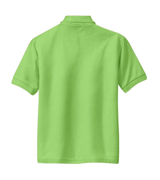 Port Authority Youth Silk Touch Polo (Lime)