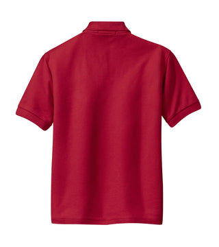 Port Authority Youth Silk Touch Polo (Red)