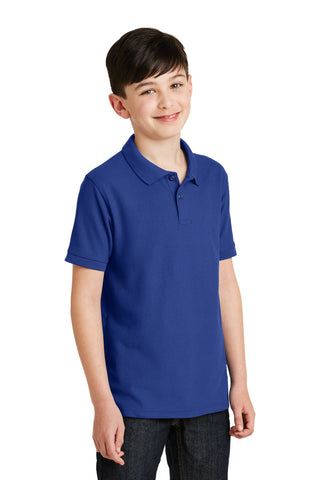 Port Authority Youth Silk Touch Polo (Royal)