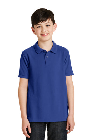 Port Authority Youth Silk Touch Polo (Royal)