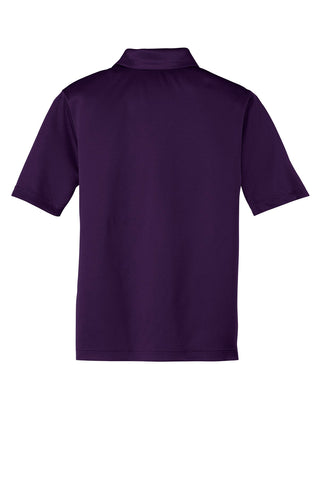 Port Authority Youth Silk Touch Performance Polo (Bright Purple)