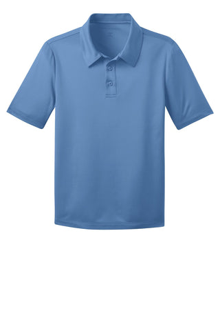 Port Authority Youth Silk Touch Performance Polo (Carolina Blue)