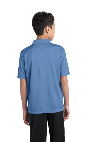 Port Authority Youth Silk Touch Performance Polo (Carolina Blue)