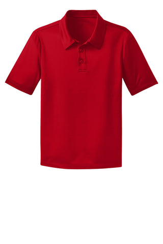 Port Authority Youth Silk Touch Performance Polo (Red)